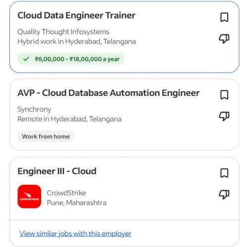 AI for Cloud Computing internship jobs in Riffa