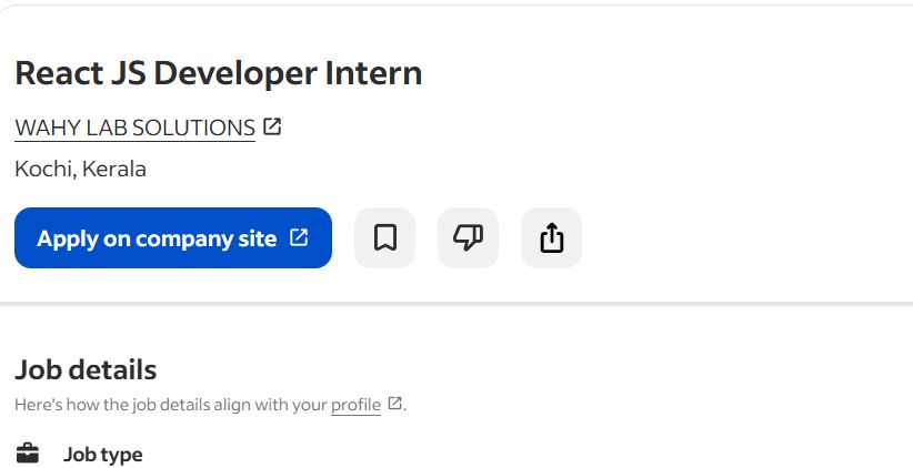 AI, ML & React.js internship jobs in Manama