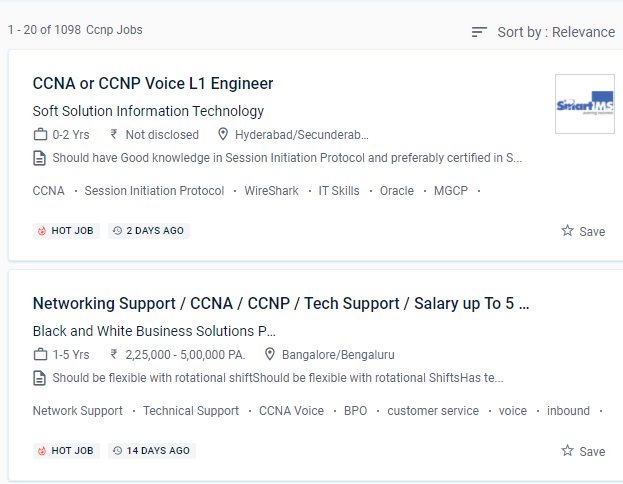 CCNP internship jobs in Riffa