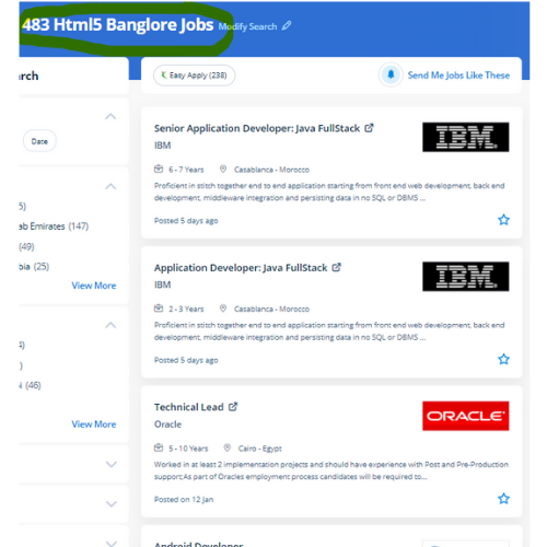 HTML 5 internship jobs in Saar