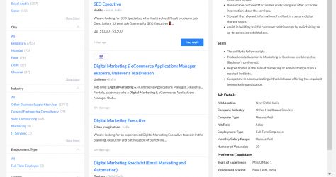 Off-Page SEO internship jobs in Saar
