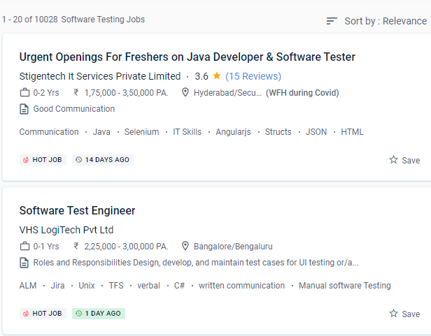 Software Testing internship jobs in Manama