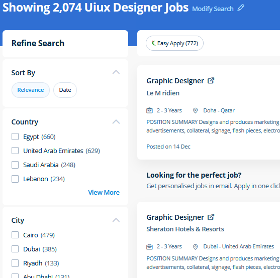 UI/UX Design internship jobs in Aali